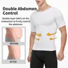 Homens Corpo Shapers Homens Compressão T-shirt Emagrecimento Corpo Shaper Postura Corretiva Barriga Controle de Barriga Modelagem Cueca Corset Shapewear Homme 231030