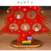 Weihnachtsdekorationen DIY Filz Weihnachtsbaum Wandbehang Künstlicher Weihnachtsbaum mit Weihnachtsmann Schneeflocken Ornament Jahr Kind Kind Spielzeug Geschenk 2024 231027