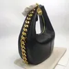 Frayme Flap Kleine Umhängetasche mit Reißverschluss, luxuriöse Designer-Tasche Stella McCaryney mit Kette, Zipit-Damenhandtasche aus Leder, Eimer-Hobo-Tasche, Weiß, Rosa, Grün, 9A-Taschen