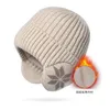 Bonnet/Crâne Casquettes Hommes Earmuff Bonnets Chaud Tricoté Chapeau Femelle Mâle Hiver Épaissir Cap En Plein Air Cyclisme Oreillettes Bonnets Chapeaux pour Femmes 231027