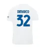 Lautaro Martinez Inter 23 24 24 Uzun Kollu Futbol Jersey Milans Federico Dimarco Davide Frattesi Yann Sommer Matteo Darmian Nicolo Barella Internazionale Home Away