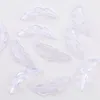 Decorative Flowers 20pcs Dazzling Butterfly Flower Swings Pieces DIY Feather Bow Knot Cream Gel Headwear Pendant Hairpin Jewelry Accessories