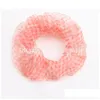 Accessori per capelli Organza Morbido Scrunchie Cravatte scozzesi in chiffon dolce Donne Ragazze Eleganti fasce elastiche Coda di cavallo Consegna a goccia Prodotti su Dhmpf