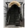 복어 디자이너 캐나다 거위 미드 길이 버전 복 포자 다운 여성 재킷 아래 파카 스 아래의 겨울 따뜻한 코트 여자 바람 방향 스트리트웨어 C166