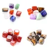 Sanat ve El Sanatları Doğal Kristal Çakra Taşı 7 PCS Set Stones Palm Reiki Şifa Kristalleri değerli taşlar ev dekorasyon damla teslimat Garde dhqw0