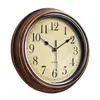 Wall Clocks Quartz Clock Vintage Silent Non-ticking Rustic Decor For Room Kitchen Battery Operated Farmhouse Home Decoration