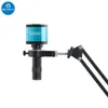 Caméras IP Support de microphone d'enregistrement extensible Microscope Caméra Suspension Boom Ciseaux Bras Support Micro Clip pour Vidéo Live Webcam 231030