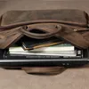 Valigette Luufan Borsa ventiquattrore in vera pelle da uomo adatta per PC da 14 pollici Borsa da lavoro Borsa per laptop maschile vintage Borsa a tracolla fatta a mano 231030