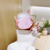 Blossom Flower Soft TPU حالات لـ AirPods Pro2 Air Pods 3 1 2 Air Pod Airpod Pro 2 Love Heart Pink Clear Sakura Airmphone Cover مع حزام الخرز