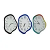 Horloges murales Horloge acrylique irrégulière Montres silencieuses suspendues décoratives pour salon chambre à coucher salle de bain décors