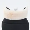 Abbigliamento per cani Design Bowknot Design a due piedi abiti da compagnia calda per l'autunno e l'inverno EST Princess in stile colore nero con collare in pelliccia