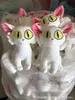 28/30cm desenho animado gato preto branco brinquedos de pelúcia animais de pelúcia macios anime suzume no tojimari brinquedo de pelúcia crianças brinquedo decoração de casa meninos meninas brinquedo presente