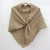 Châles Écharpe à tricoter en cachemire pour femmes Bandana Pashmina foulards Poncho Foulard Hijab châle d'hiver épaissi chaud cape écharpe en laine 231027