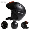 Skihelme MOON Professional Integral geformter halbbedeckter Skihelm Sport Herren Damen Schnee Skifahren Snowboardhelme mit Brillenüberzug 231030