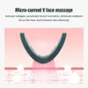 Face Care Devices EMS V Line Lifting Machine Heating Vibration Massager Belt Removal Double Chin Lift Tape Wireless Remote Control 231027