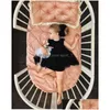 Children Beds Mtifunctional Baby Ins Crib Solid Wood Round Bed Mti-Functional Splicing King Bb Twin Middle Drop Delivery Home Garden Dhlny