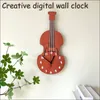 Orologi da parete Design moderno Muto Digitale Soggiorno Camera da letto Decorazione della casa Orologio al quarzo Orologio artistico retrò Orologio per bambini