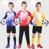 Autres articles de sport Maillot de gardien de but de football pour enfants Personnalisé Uniforme de football pour enfants Formation en plein air Chemises à manches longues pour garçons 231030