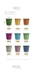 Vasos Crayon Color Flower Pot Proteção Ambiental Resina Melamina Criativo Plantas Verdes Suculentas Espessadas