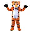 Boże Narodzenie Tiger Mascot Costumes Halloween Fancy Party Sukienka Mężczyźni Kobiety Kreskówka Posta