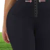 Hexin leggings femininas fajas cintura trainer calças de cintura alta calcinha de controle de barriga esportes ginásio correndo 2201155980284