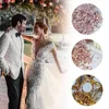 Dekorative Blumen 1-50Pack Hochzeit Konfetti Rose Natürliche Getrocknete Blume DIY Biologisch Abbaubare Blütenblätter Party Decoratio T9V3