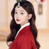 Vêtements ethniques 2023 Style coréen Femmes Vêtements Rouge Fleur Impression Costume Danse Scène National Performance Hanbok S691