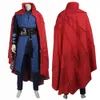 Cosplay película Cosplay disfraz de superhéroe Stephen Strange ropa Halloween carnaval traje fresco accesorios completos con capa