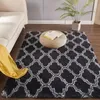 Carpet Gradient Color Bedside Long Fur Soft and Comfortable Living Room Bedroom Full of Strip Sofa Mats 231027