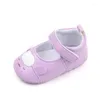 Pierwsze spacerowicze urocze kreskówki Little Skórzowe buty Księżniczka nie odpadaj z miękkim dzieckiem, byh3045
