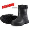 Regenstiefel, Winter, winddicht, Baumwolle, Regenstiefel für Herren, warm, leicht, Knöchel-Regenstiefel, modische schwarze Slip-on-Regenschuhe, Herren, wasserdicht, Arbeitsstiefel 2024 231030