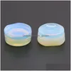 Stone Crystal Ball Base Natural Agate Crafts Round Egg Display Stand Desktop Ornament Home Decorations Drop Leverans smycken Dhgarden Dhliv