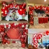 Andra evenemangsfest levererar julballong Garland Arch Kit med Red White Candy Balloons presentförpackning för dekorationer 231030