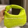 Weave Torby na ramię Crossbody Mała torebka jodie torebka Kobiet węzeł sprzęgło Jakość Jode luksusowy projektant marki hobo knit portfel Portfel Lady 2023