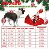 Odzież dla psów kostium pieskowy Święty Mikołaj Kostka Pet Cosplay Cosplay Costume Party Dogs Strój dla małych średnich dużych psów Santa Pet Ubrania 231030
