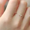 925 Sterling Silver Classic Irregular Shiny Star Plum Ring Women 14k Gold Plating High-end Temperament Party Jewelry Accessories Fine JewelryRings Jewelry