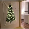 Tapisseries au Design Unique, tapisserie murale suspendue pour arbre de noël, tissu de décoration, arrière-plan de vacances frais, minimaliste