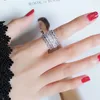 Solitaire Ring خمر مختبر Diamond 925 Sterling Silver Party Band Band Band for Women Bridal Engagement Jewelry Gift 231030