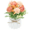 装飾的な花の装飾人工花の正面玄関植物入り口偽のプラスチックウェディングテーブルブーケ