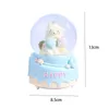 Christmas Decorations Cute Bear Luminous Snow Globe with Music Crystal Ball Sphere Glass Ball Office Home Decor Craft Kids Birthday Christmas Gift 231027