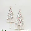 Decorazioni natalizie Albero di Natale macramè Albero di pino bianco Natale appeso a parete Decorazioni natalizie Boho Decorazioni natalizie in fattoria Regalo natalizio unico 231027