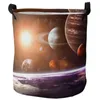 Sacs à linge Univers Espace Galaxy Terre Sale Panier Pliable Étanche Accueil Organisateur Vêtements Enfants Jouet Rangement