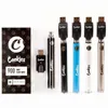 Nouveaux cookies Slim Twist Vape Pen Batterie Bottom Spinner 900mAh VV Préchauffer 3.3-4.8V Cartouche de vaporisateur d'huile épaisse Vapes Batteries pour fil 510