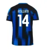 Lautaro Martinez Inter 23 24 24 Uzun Kollu Futbol Jersey Milans Federico Dimarco Davide Frattesi Yann Sommer Matteo Darmian Nicolo Barella Internazionale Home Away