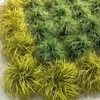 Flores decorativas de alta qualidade artificial planta verde falso reed grama bola plástico bonsai natural para jardim casamento casa shopping ao ar livre