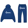 Erkeklerin Takipleri Y2K NOFS Trailsuit Kaputlu Kazak Sweetpants Sports Guit Sıradan Jogger Sportswear 2 Parça Erkek Polar Sokak Giyin