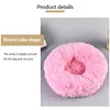 kennels pens Super Soft Pet Bed Kennel Dog Round Cat Winter Warm Sleeping Bag Long Plush Large Puppy Cushion 231030