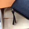 Projektantka mody Women Portfel oryginalny portfel skórzany Single Długie portfele zamek błyskawiczne Lady Ladies Długa torebka klasyczna z kartą pudełkową 60017 z pudełkiem i koszem na śmieci
