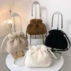 Сумки-тоут 2023, женская сумка для багажа, роскошная сумка на шнурке, универсальная мягкая туманная сумка, зимняя сумка-ведроcatlin_fashion_bags