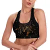Yoga Outfit Boho Dream Catcher U Neck Sport Bra Retro Print Reinforced Training Raceback Crop Bras Active Breathable Top For Lady